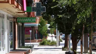 Imagen de archivo de una farmacia