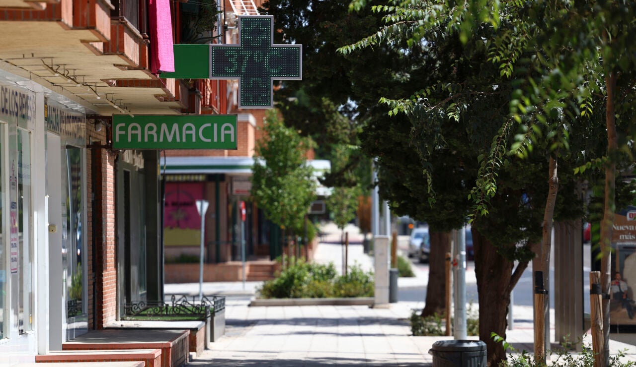 Imagen de archivo de una farmacia