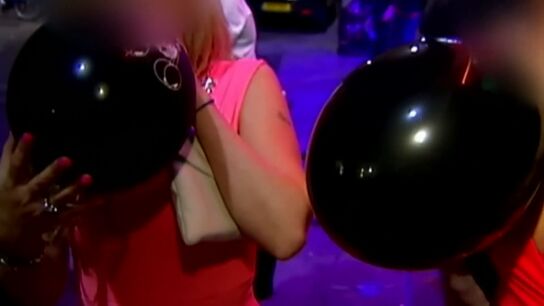 Imagen globo gas de la risa