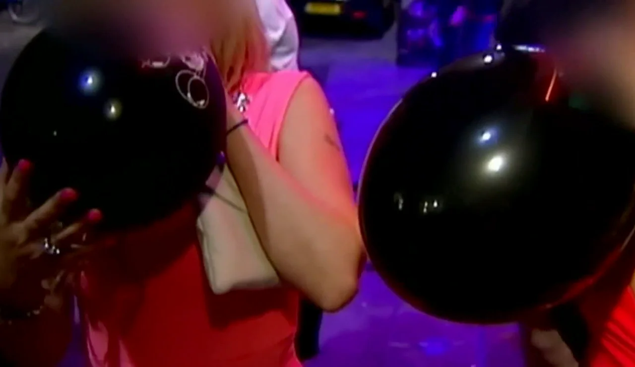 Imagen globo gas de la risa