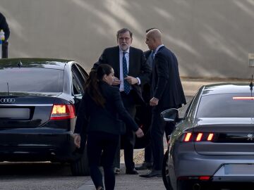 Mariano Rajoy, a su llegada a la Audiencia Nacional Mariano Rajoy, a su llegada a la Audiencia Nacional