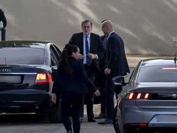 Mariano Rajoy, a su llegada a la Audiencia Nacional Mariano Rajoy, a su llegada a la Audiencia Nacional