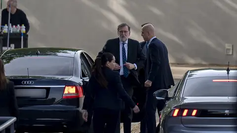 Mariano Rajoy, a su llegada a la Audiencia Nacional Mariano Rajoy, a su llegada a la Audiencia Nacional