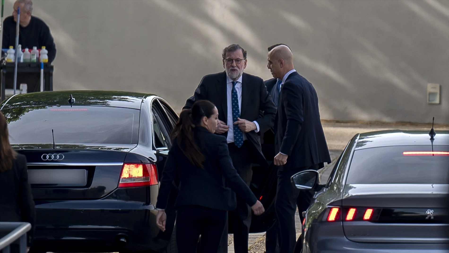 Mariano Rajoy, a su llegada a la Audiencia Nacional Mariano Rajoy, a su llegada a la Audiencia Nacional