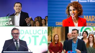Principales Candidatos Elecciones Andalucía 2026