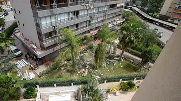 El andamio caído El andamio caído