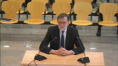 Mariano Rajoy en la Audiencia Nacional