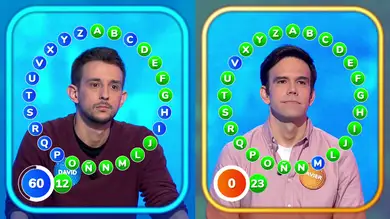 ¡Lucha de titanes! Javier lanza un órdago y David firma una remontada épica en El Rosco ¡Lucha de titanes! Javier lanza un órdago y David firma una remontada épica en El Rosco