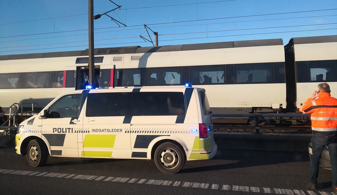 Imagen de archivo de otro accidente ferroviario en Dinamarca