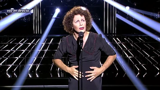 Así fue la imitación que Àngel Llàcer hizo de Édith Piaf en la primera gala de Tu cara me suena de la historia Así fue la imitación que Àngel Llàcer hizo de Édith Piaf en la primera gala de Tu cara me suena de la historia