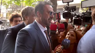 Leopoldo Luque, a su llegada al juzgado en San Isidro, en Buenos Aires Leopoldo Luque, a su llegada al juzgado en San Isidro, en Buenos Aires