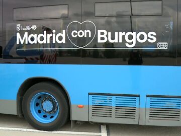 Llegan los autobuses de Madrid a Burgos