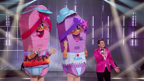 Chanclas, máscara de Mask Singer Chanclas, máscara de Mask Singer