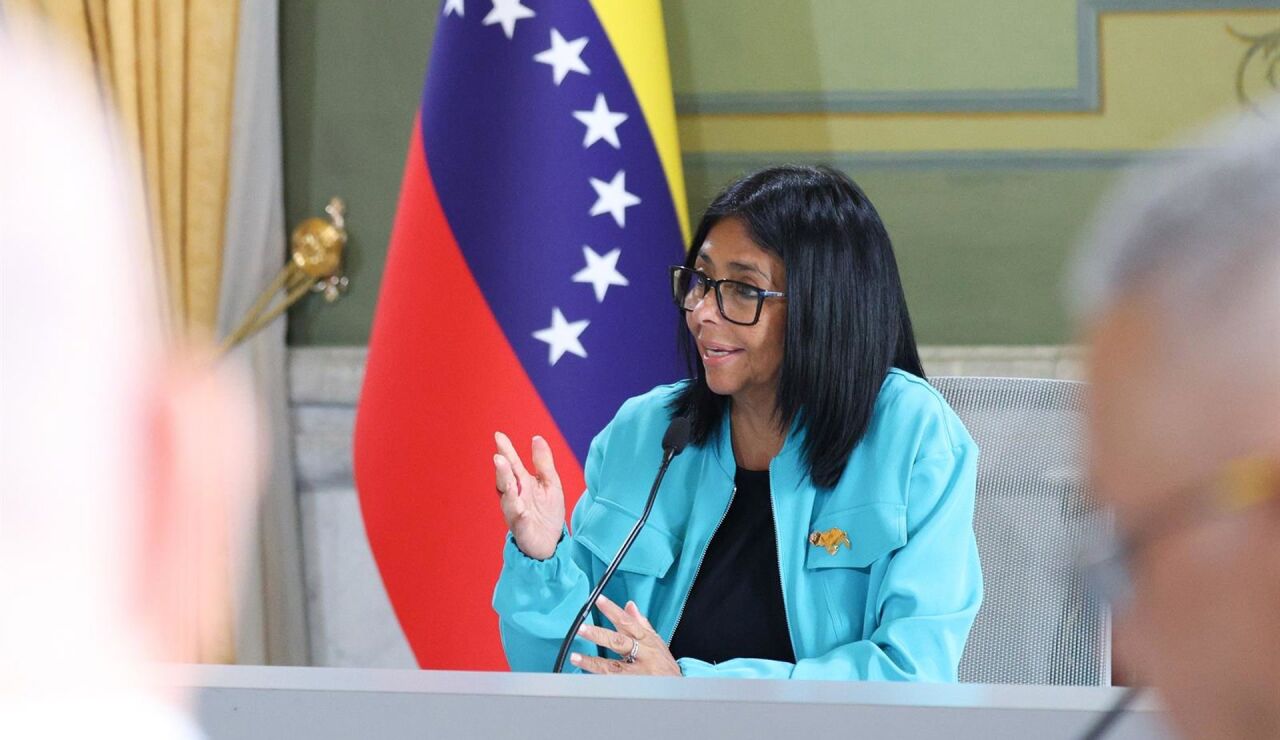 Delcy Rodr&iacute;guez 