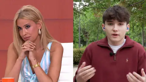 Afra Blanco en Espejo Público. Afra Blanco en Espejo Público.