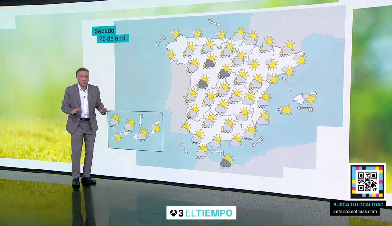 Roberto Brasero y la previsi&oacute;n del s&aacute;bado 24 de abril