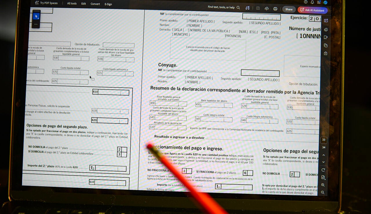 Borrador declaraci&oacute;n de la renta