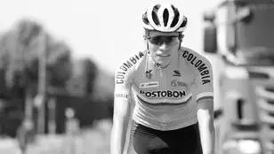 El ciclista colombiano Cristian Camilo Muñoz