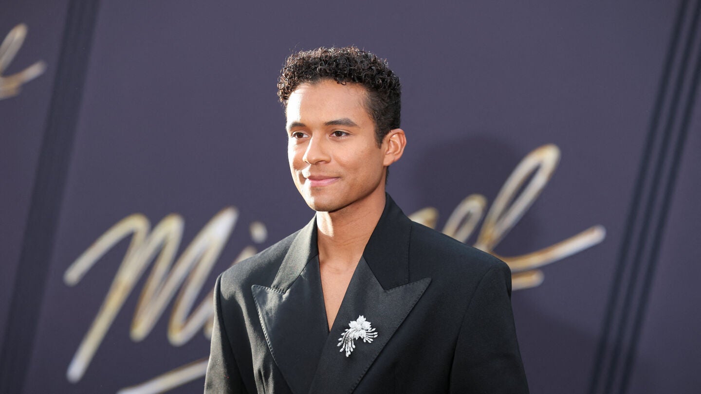 Jaafar Jackson, sobrino de Michael en la premiere de la pel&iacute;cula en Los Angeles