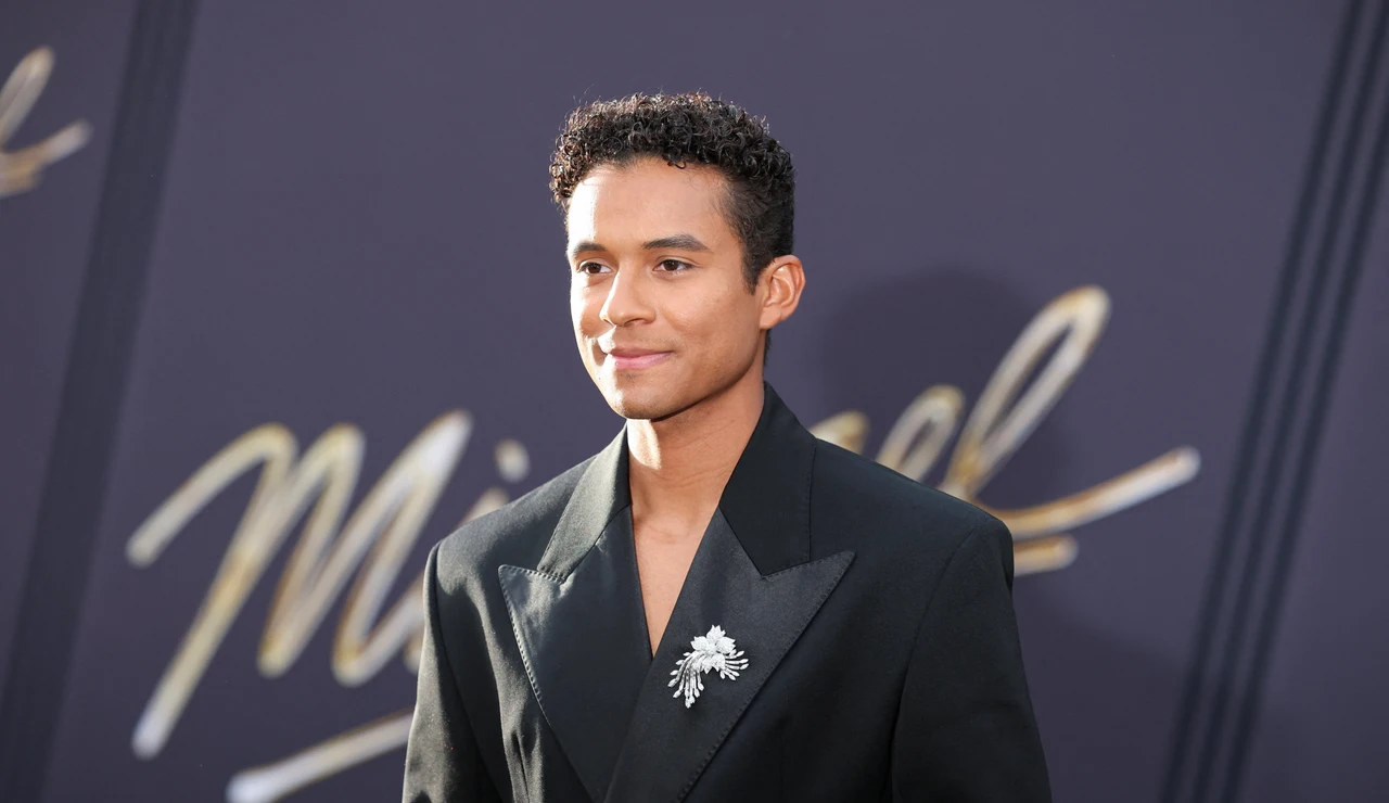Jaafar Jackson, sobrino de Michael en la premiere de la película en Los Angeles