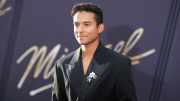 Jaafar Jackson, sobrino de Michael en la premiere de la pel&iacute;cula en Los Angeles