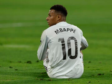 Mbapp&eacute;, en el &uacute;ltimo partido ante el Real Betis