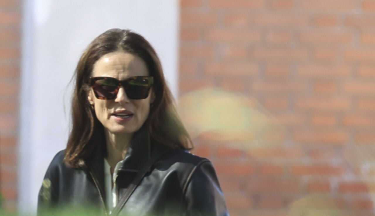 Aitana S&aacute;nchez-Gij&oacute;n ante las c&aacute;maras