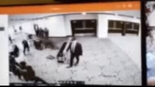 C&aacute;mara de seguridad del hotel de Washington 