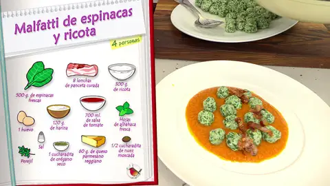 Ingredientes de este malfatti de espinacas y ricota Ingredientes de este malfatti de espinacas y ricota