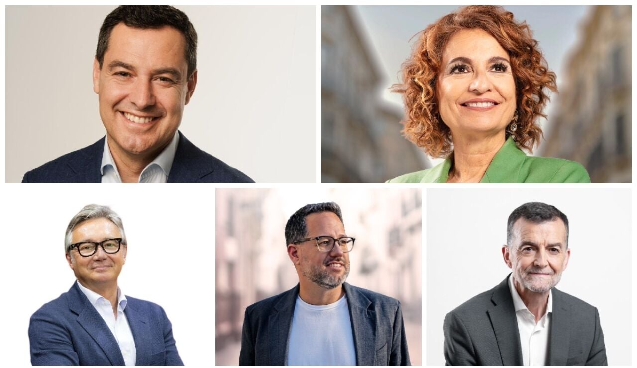 Candidatos de las elecciones de Andaluc&iacute;a 22026