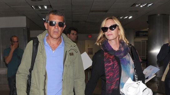 Antonio Banderas y Melanie Griffith en 2014