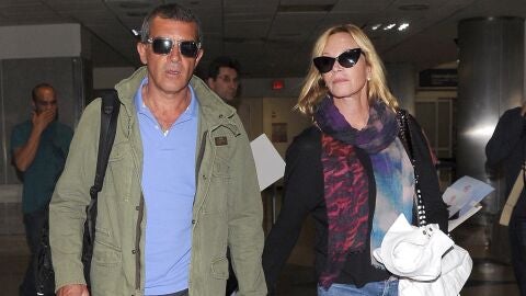 Antonio Banderas y Melanie Griffith en 2014