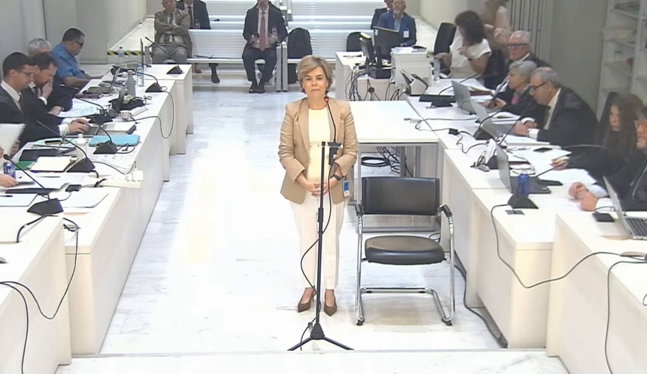 Soraya S&aacute;ez de Santamar&iacute;a en el juicio del caso Kitchen 