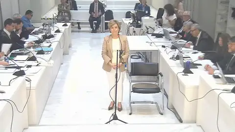 Soraya Sáez de Santamaría en el juicio del caso Kitchen Antena3 Noticias