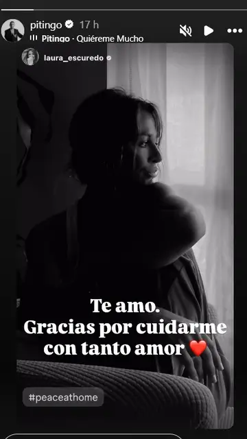 Story resubida por Pitingo de la cuenta de su novia Laura Escudero Story resubida por Pitingo de la cuenta de su novia Laura Escudero