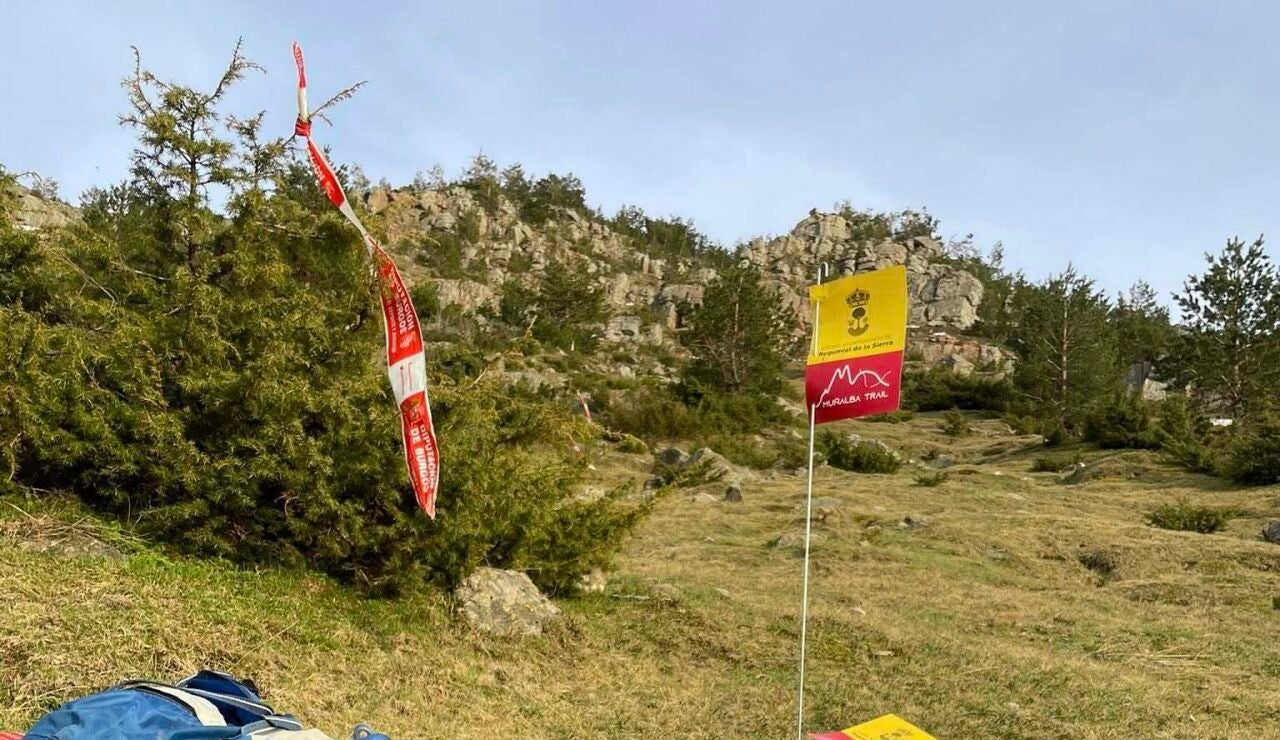 Trazado marcado por la prueba en Regumiel de la Sierra