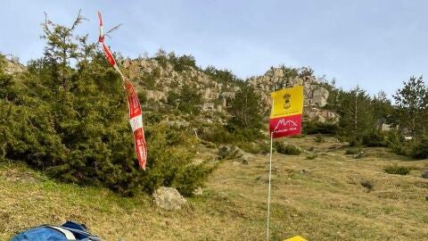 Trazado marcado por la prueba en Regumiel de la Sierra