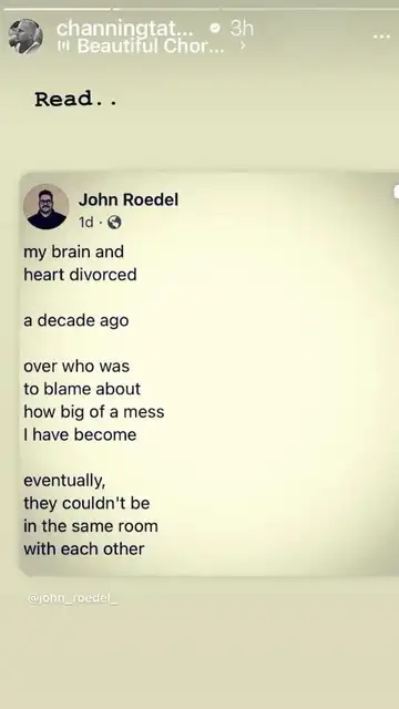 Stories de Channing Tatum Stories de Channing Tatum