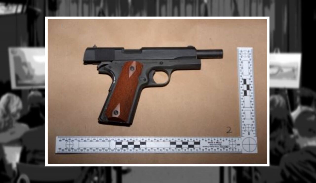 Las armas que portaba el acusado