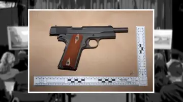 Las armas que portaba el acusado Las armas que portaba el acusado