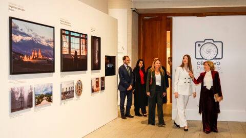 La infanta Sofía en su primer acto en solitario, la entrega de los premios del Concurso de Fotografía Objetivo Patrimonio