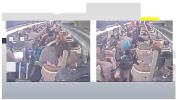 Primeras imágenes del momento del accidente en Adamuz Primeras imágenes del momento del accidente en Adamuz