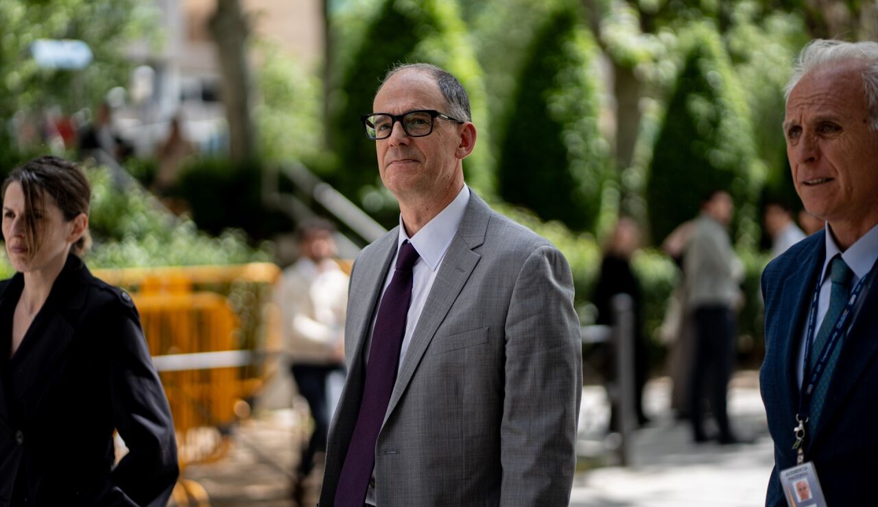 Manuel Morocho, a su salida de la Audiencia Nacional