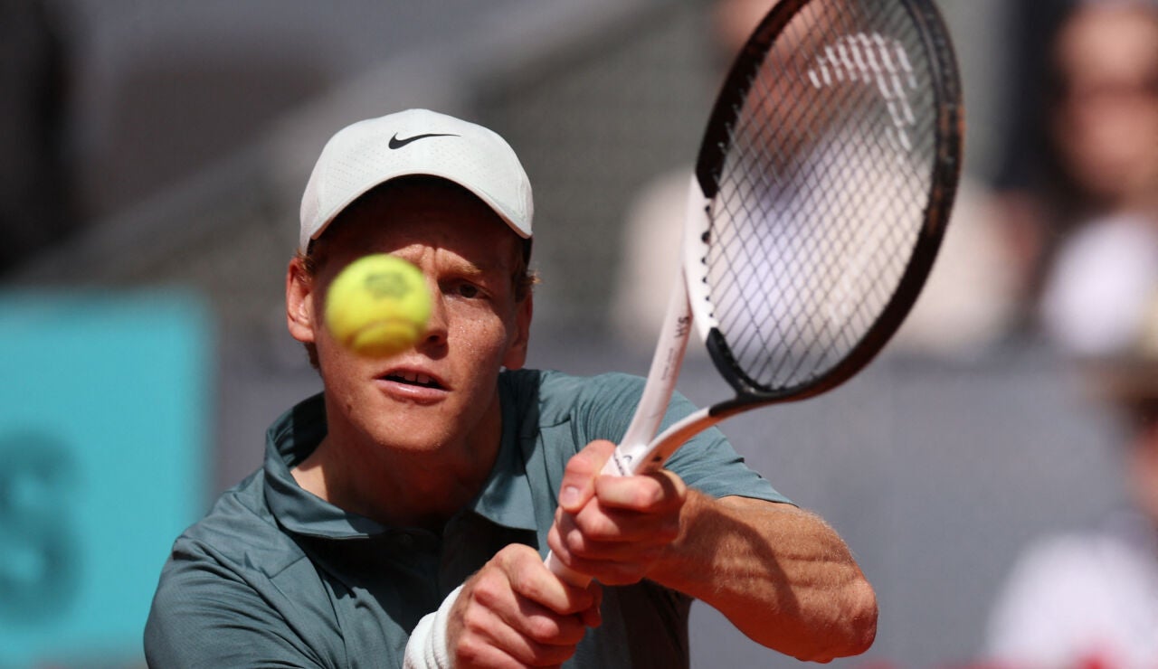Jannik Sinner en el Mutua Madrid Open