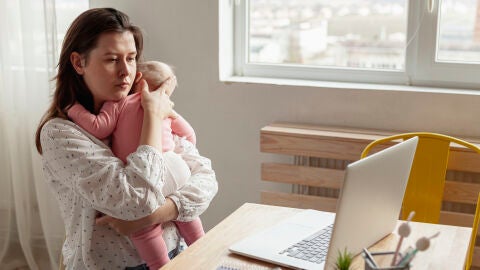 Madre con su bebé