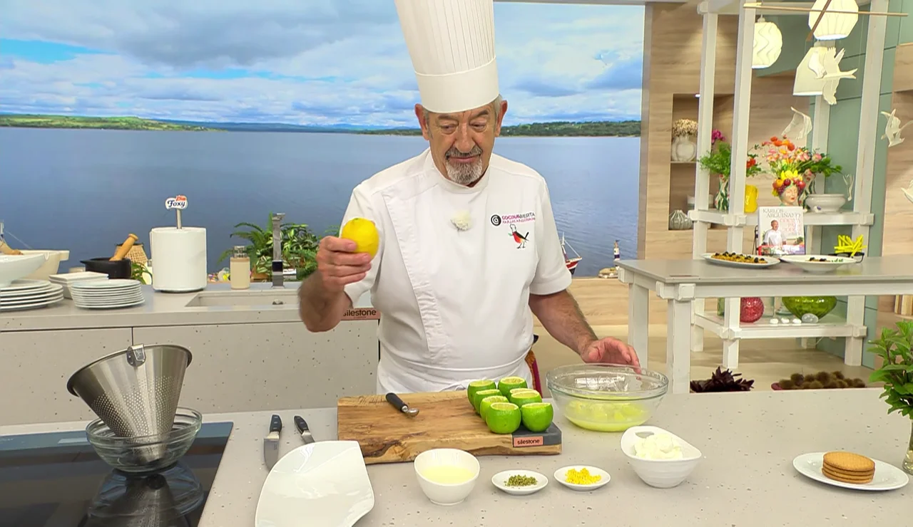 "El limón lo vamos a sacar de la receta": el motivo de Arguiñano para eliminar este cítrico de la mousse helada