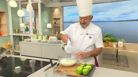 Monta con la batidora de varillas Monta con la batidora de varillas