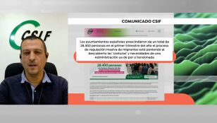 Portavoz del CSIF, Javier Cruz.