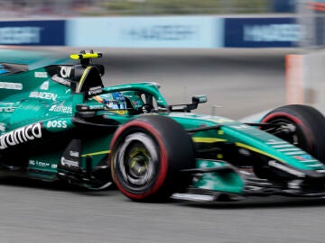 El Aston Martin de Fernando Alonso