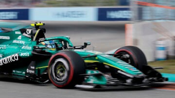 El Aston Martin de Fernando Alonso